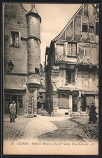 CPA Chinon, Vieilles Maisons du XVe siècle, Rue Voltaire 