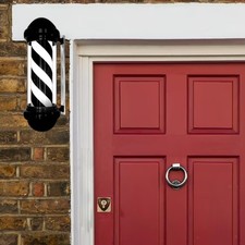 Barber Pole Light Hair Salon  Mount Intérieur Extérieur Étanche Classique