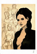 EX-LIBRIS LA PIN UP DE VICTOR HUGO NUMEROTE ET SIGNE PAR LAURENT PATURAUD NEUF