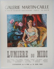 [AFFICHE D'ART] Pierre CORNU : Monichetta, #Galerie Martin-Caille, Paris,1969