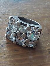 Bague Argent 925 Cristal JALAN Taille 54