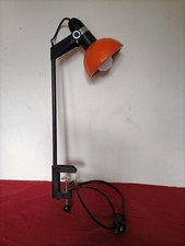 LAMPE DE BUREAU 1970 METAL ORANGE VINTAGE ANNEES 70 SPACE AGE 70S 70'S SPACE AGE