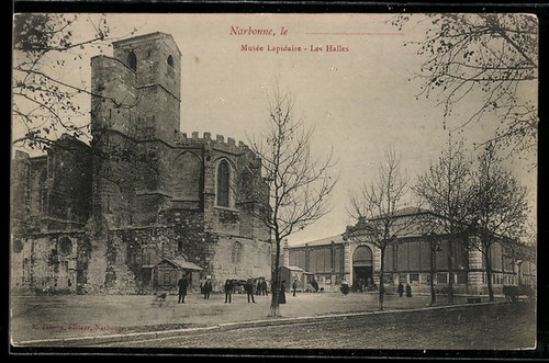 Cpa narbonne musée - narbonne,,