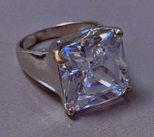 Superbe Bague argent zirconium