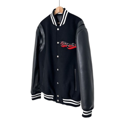 Balmain men wool leather - balmain,