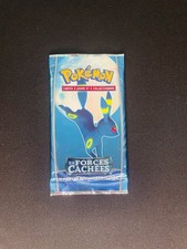 Booster Carte Pokémon EX Forces Cachées VIDE Noctali EMPTY PARFAITEMENT OUVERT