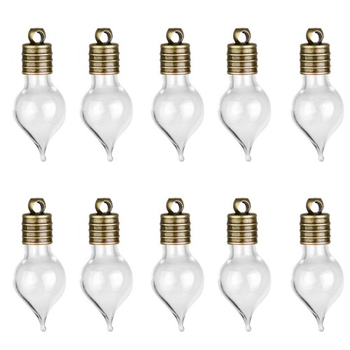 10pcs mini glass wish bottes - mini,