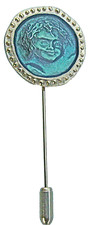 Broche epingle de foulard - ou,