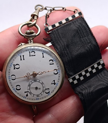 Montre gousset argent massif - montre,