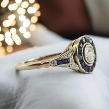 Bague de fiançailles art