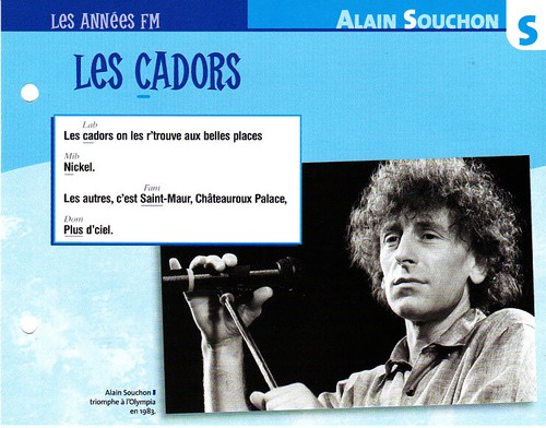 Souchon fiche plaisir de - souchon,