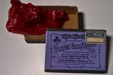 Boite carton PLAQUES PHOTO Ultra rapides GRIESHABER Frères & Cie 6 1/2 x9 