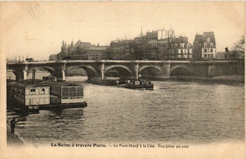 Cpa seine travers de - seine, a