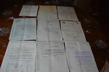 Lot  9  Anciennes Factures DE