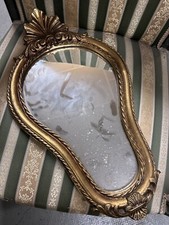 Miroir Doré Louis XV 15 Empire Style XIXeme Napoléon III
