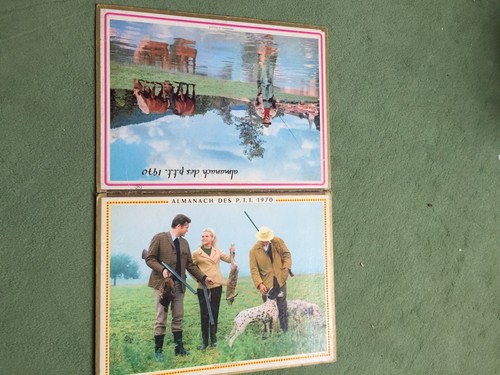 Calendrier almanach ptt 1970 - almanach,