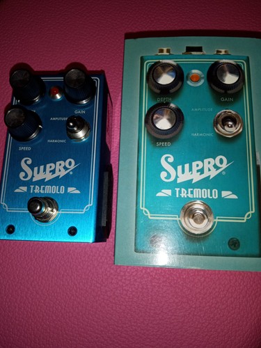 Supro tremolo pedal amplitude - supro,