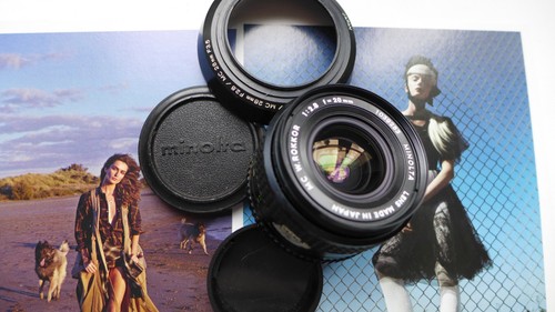 Objectif minolta rokkor - objectif, w
