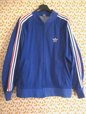 Veste Adidas Ventex Equipe de France 70'S Vintage Jacket Bleu ATP Tracksuit - M
