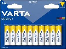 Pile AA LR6 LR06 Varta Energy Lot de 10 piles LR6 AA 1.5V Alcalines