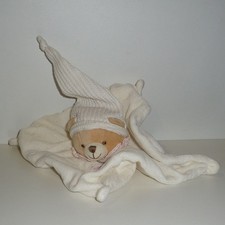 Doudou Ours Doudou et Compagnie - Col rose