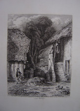 Gravure Eau-Forte Paysage de
