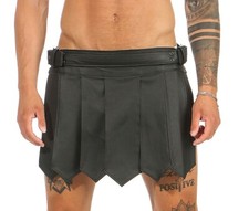 XL Gladiateur Jupe Kilt Cuir