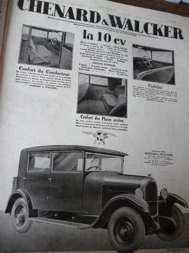 Chenard walcker voiture - chenard,