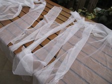 5 morceaux tulle de coton