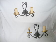 2 Appliques anciennes fer