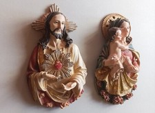 Paire de Bas relief en résine