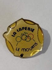 Pin’s La Lapebie Anneaux Olympiques France Course Le Mourtis Cycliste Course