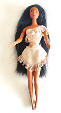 Poupée Pocahontas Disney indien amérindien cheveux long Vintage