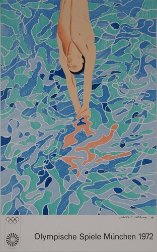 David hockney le plongeur - david, :