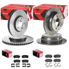 BREMBO Sport Set de Freins Avant + Arrière Convient pour Kia Sportage Sl 2WD