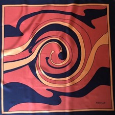 Carre en twill de Soie Rochas