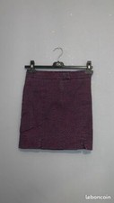 Jupe rouge et noire Naf Naf T34