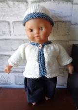 vêtements pour poupon corolle  30 cm NEUF pull pantalon jean gilet bonnet