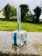 Pierre Cardin vase à section carrée par la Maison Venini Murano Verre Glass