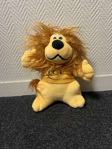 Peluche lion mascotte - lion, lcl