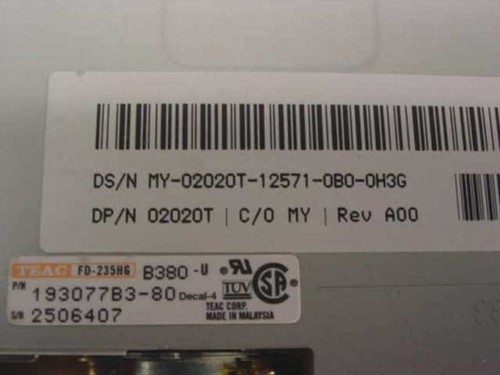 Dell 02020t lecteur - a00),