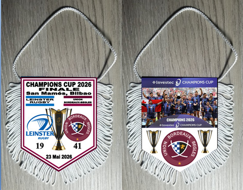 Fanion finale rugby champions - finale,