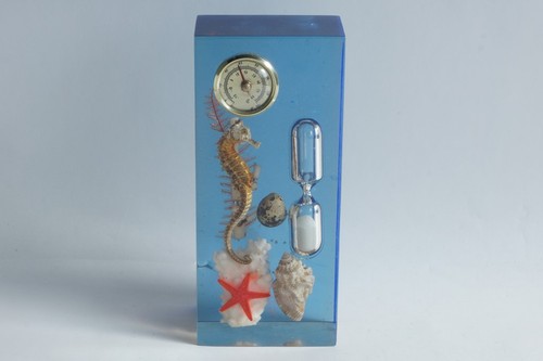 Sablier thermomètre résine - sablier,