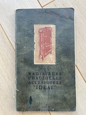 Ancien Catalogue Compagnie nationale des radiateurs 1921 Idéal Chaudière