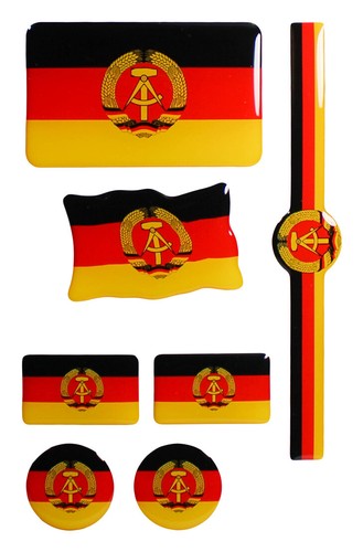 Drapeaux rda autocollants - drapeaux,