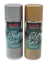 Baufix Or Argent Spray De Peinture 400ml Spray Aérosol Peinture Couleur