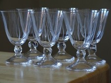 DAUM FRANCE 6 ANCIENS VERRES A