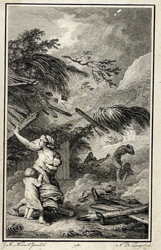 Ouragan antilles gravure - ouragan,