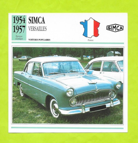 Fiche edito service simca - fiche,