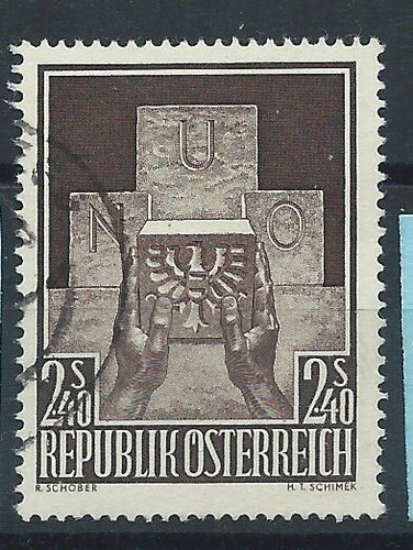 Autriche 858 obl 1956 - autriche,